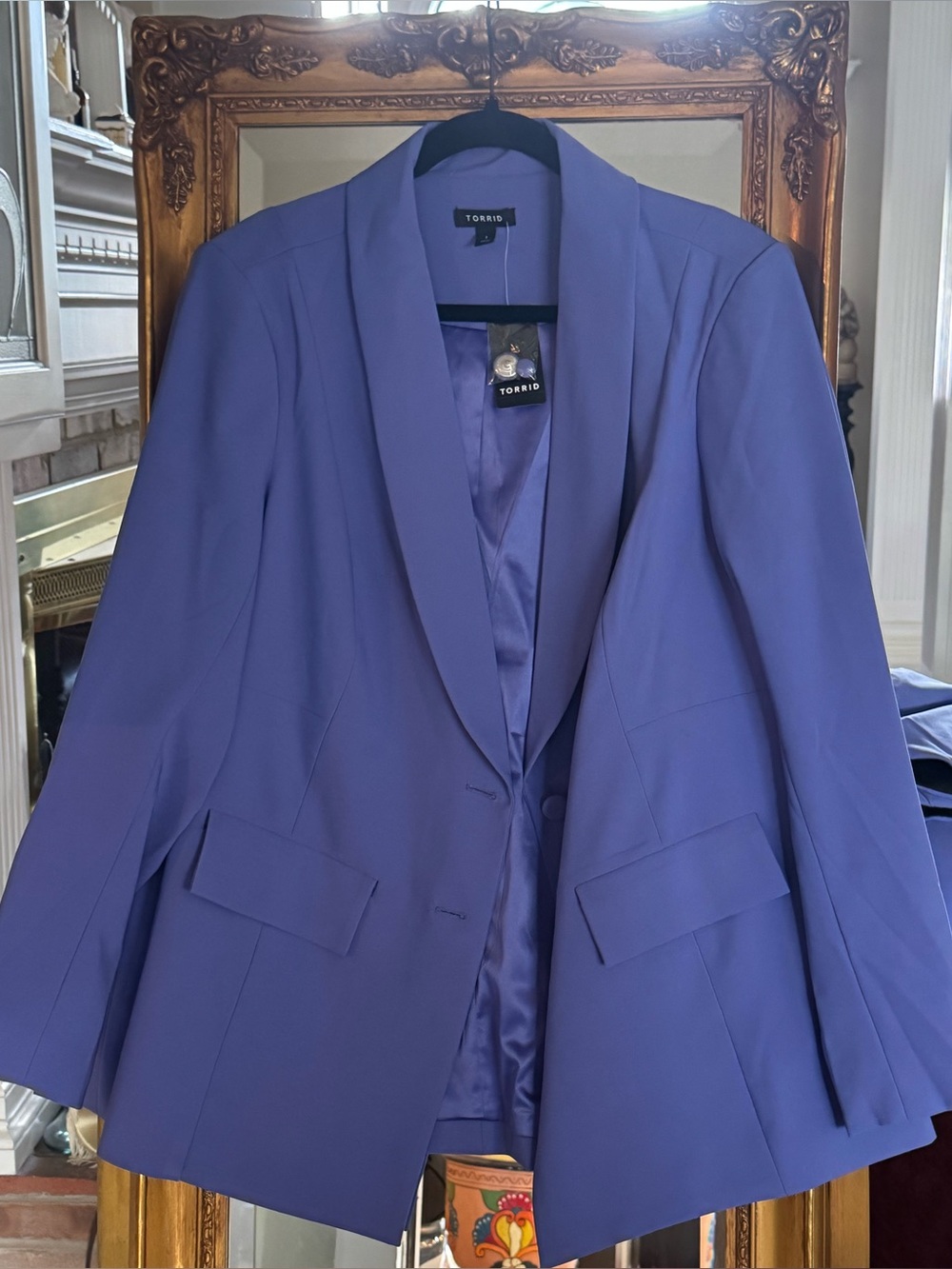 Torrid Periwinkle Blue Blazer Jacket NWT